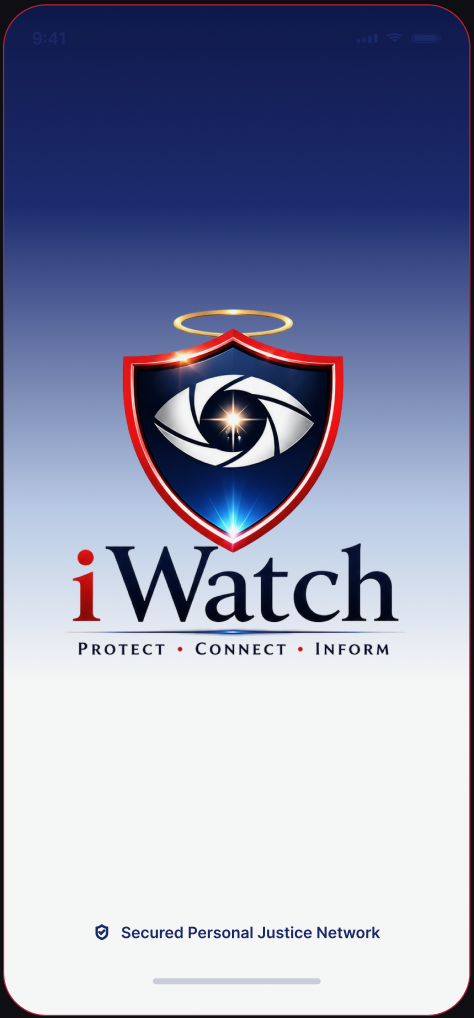 The iWatch launch screen, light theme.